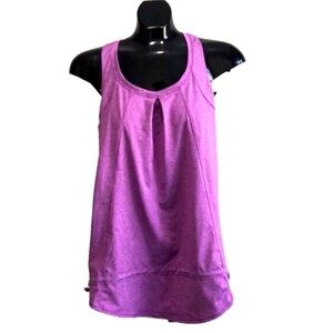 Weatherproof Activewear Purple Tank Top/Workout Top With Racerback